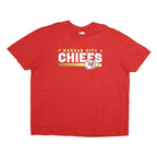 NFL Mens Red Kansas City Chiefs Graphic T-Shirt 3XL Short Sleeve Crew Neck