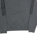 ADIDAS Mens Grey Sweatshirt S Cotton Crew Neck Pullover Sports Casual