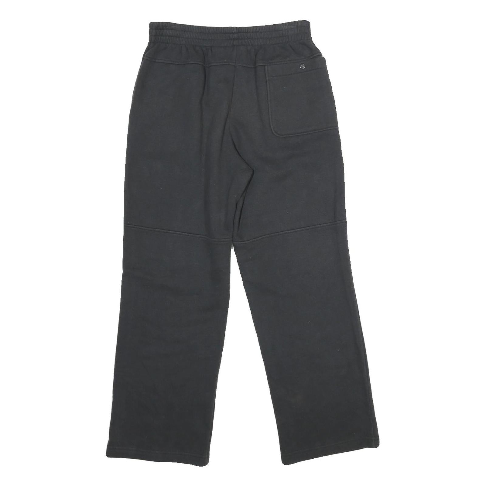 FILA Womens Joggers Black L W26 L26 Casual Cotton Blend Wide Leg Relaxed Fit