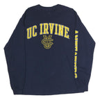 FANATICS Mens Navy Blue UC Irvine Long Sleeve Crew Neck Cotton T-Shirt M