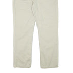 LEVI'S Mens Cotton Blend Beige Regular Straight Trousers W33 L28 Casual Zip
