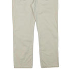 LEVI'S Mens Cotton Blend Beige Regular Straight Trousers W33 L28 Casual Zip