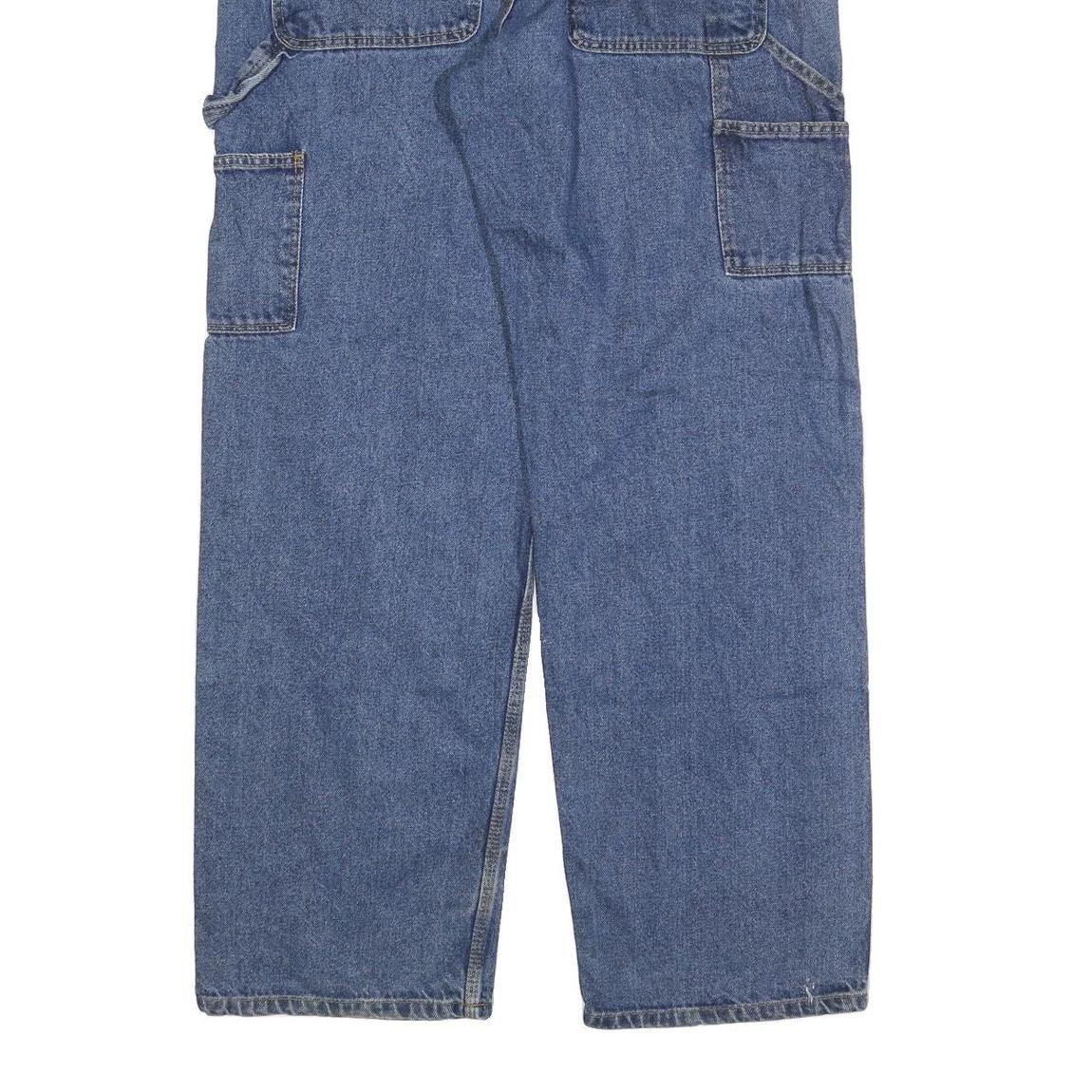 CARHARTT Mens Jeans Blue Relaxed Straight Denim Medium W36 L34 Workwear Utility