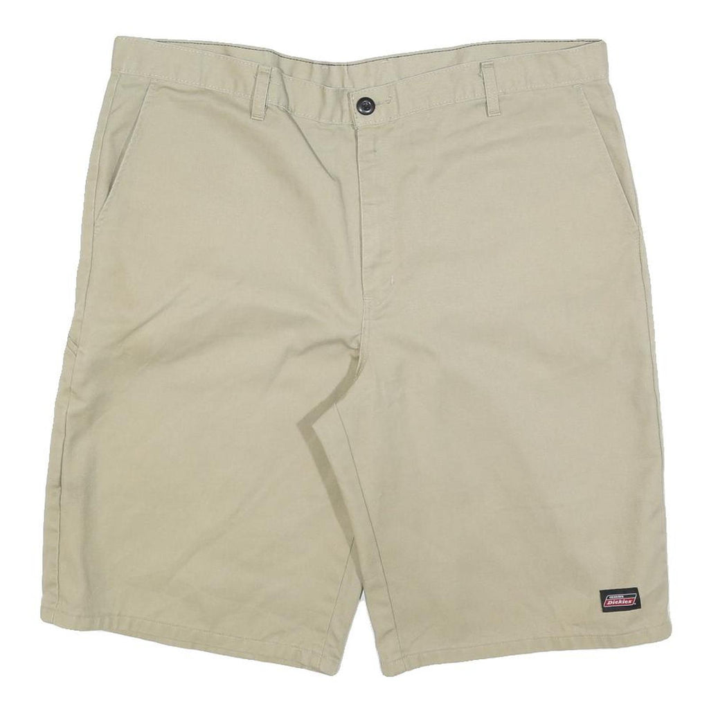 DICKIES Mens Shorts Beige XL W40 Cotton Blend Casual Workwear Pockets