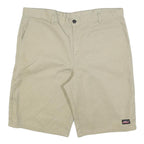 DICKIES Mens Shorts Beige XL W40 Cotton Blend Casual Workwear Pockets