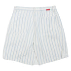 WRANGLER Womens Casual Shorts White Striped M W32