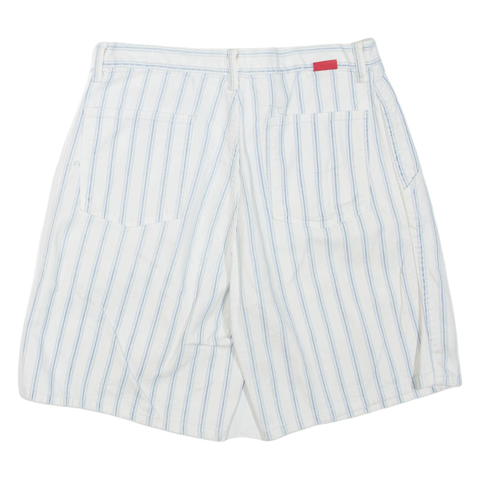 WRANGLER Womens Casual Shorts White Striped M W32