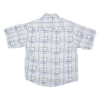 Mens Shirt Blue 90s Striped L