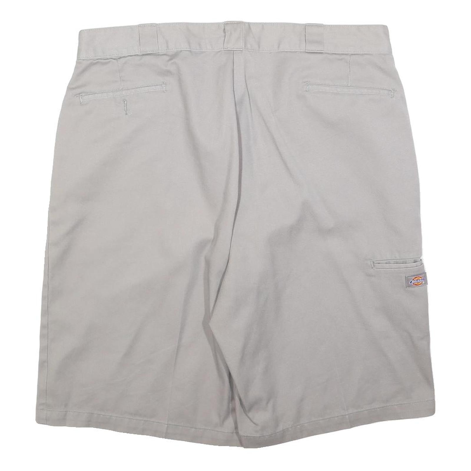 DICKIES Mens Shorts Grey Casual Cotton 2XL W42 Workwear Durable
