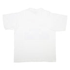 NATURALS Womens White Scott Goodyear Graphic T-Shirt One Size Short Sleeve Crew