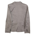 JOOP! Womens Grey Button Up Jacket M Polyester Blend Tailored Plain Stylish