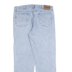 WRANGLER Mens Regular Fit Blue Denim Light Wash Jeans W36 L30 Classic Zip