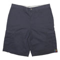 DICKIES Mens Shorts Blue Cargo L W38 Workwear Logo Embroidered Pocket