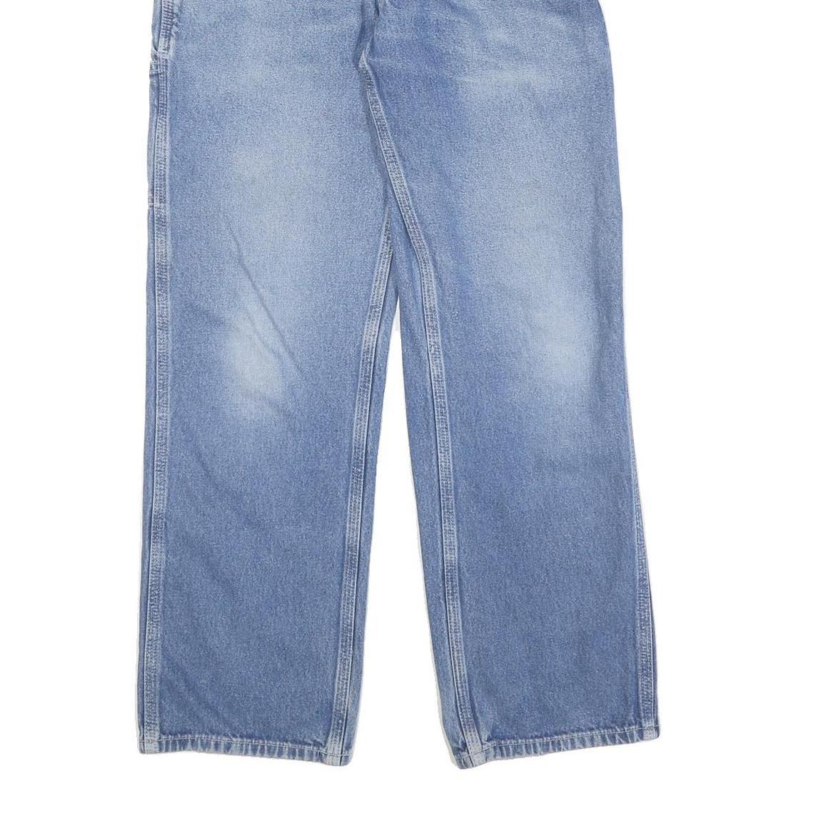 CARHARTT Mens Jeans Blue Slim Straight Denim Medium W28 L30 Workwear Pocket