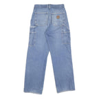 CARHARTT Mens Jeans Blue Slim Straight Denim Medium W28 L30 Workwear Pocket