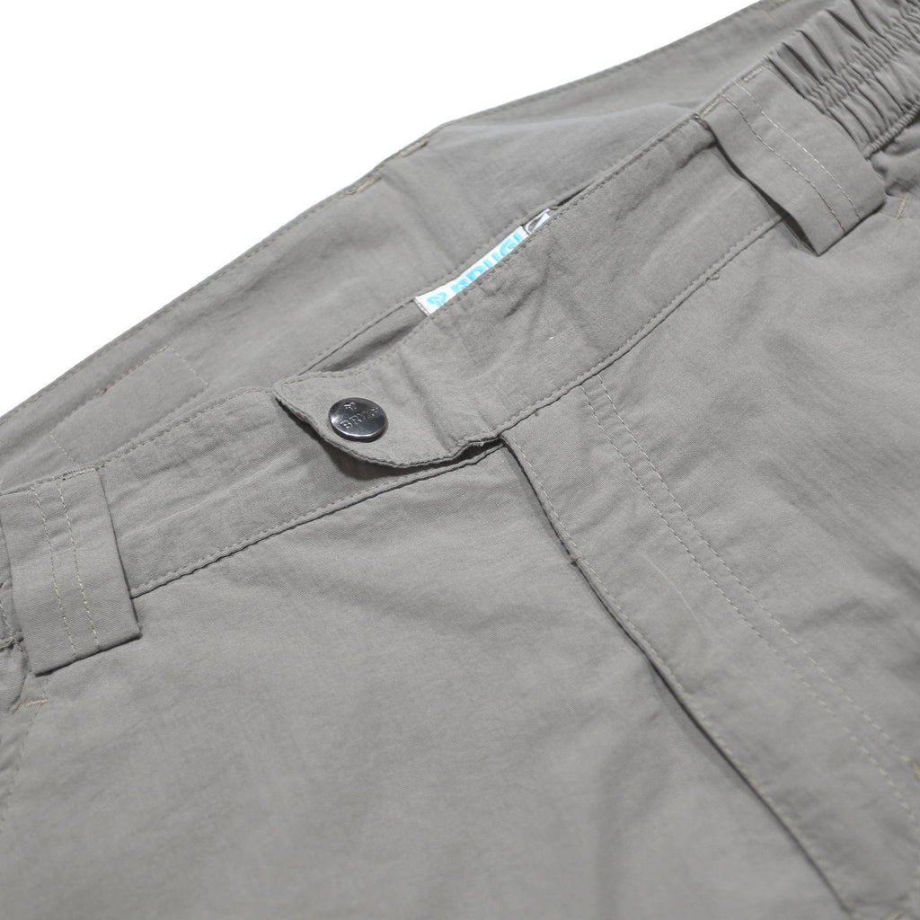 BRUGI Womens Beige Relaxed Fit Straight Woven Trousers W29 L30 Cargo Zip Outdoor
