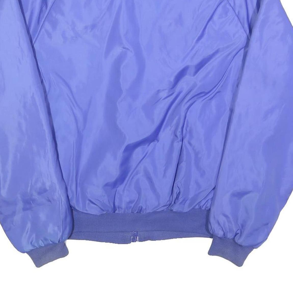 COLUMBIA Mens Blue & Red Reversible Zip Jacket M Polyester Blend Casual