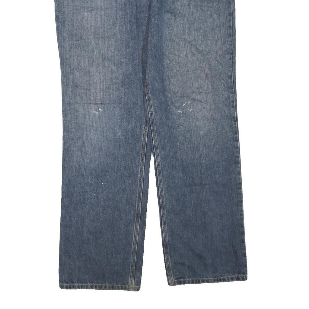 CARHARTT Mens Regular Fit Blue Denim Jeans W36 L32 Zip Cotton Blend Classic