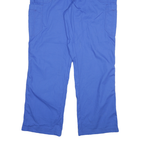 CARHARTT Mens Relaxed Blue Cotton Blend Zip Trousers W40 L33 Workwear Casual