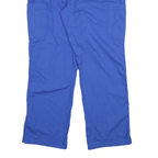 CARHARTT Mens Relaxed Blue Cotton Blend Zip Trousers W40 L33 Workwear Casual