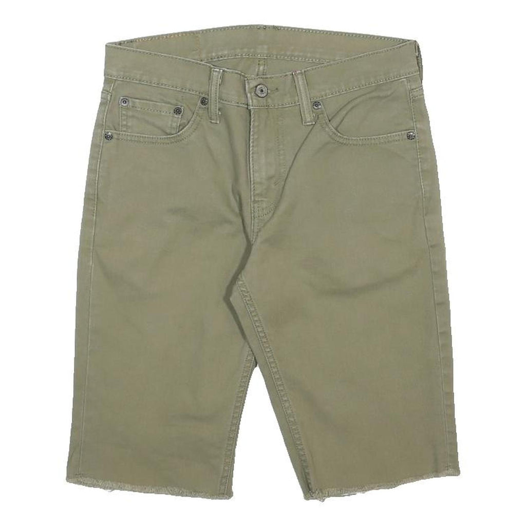 LEVI'S Mens Shorts Beige Casual Denim M W30 Frayed Hem Summer Wear