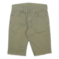 LEVI'S Mens Shorts Beige Casual Denim M W30 Frayed Hem Summer Wear