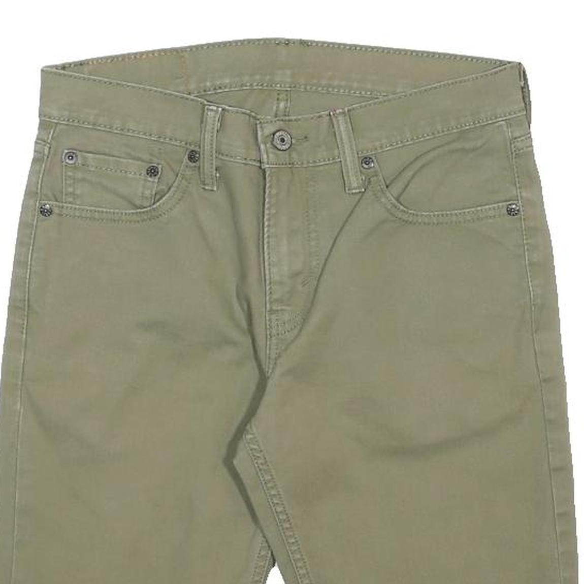 LEVI'S Mens Shorts Beige Casual Denim M W30 Frayed Hem Summer Wear
