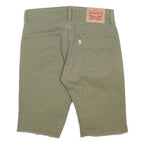 LEVI'S Mens Shorts Beige Casual Denim M W30 Frayed Hem Summer Wear