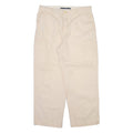 NAUTICA Cargo Mens Trousers Cream Relaxed Straight W36 L30