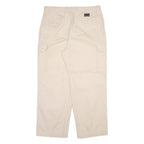 NAUTICA Cargo Mens Trousers Cream Relaxed Straight W36 L30