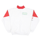 SOFTWEAR Mens White & Red Mustache Classic Golf Pullover XL Casual