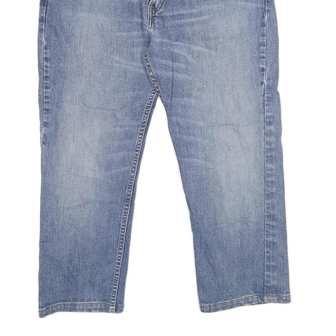 LEVI'S 505 Mens Jeans Blue Regular Straight Denim Medium W34 L24 Classic Fit Zip