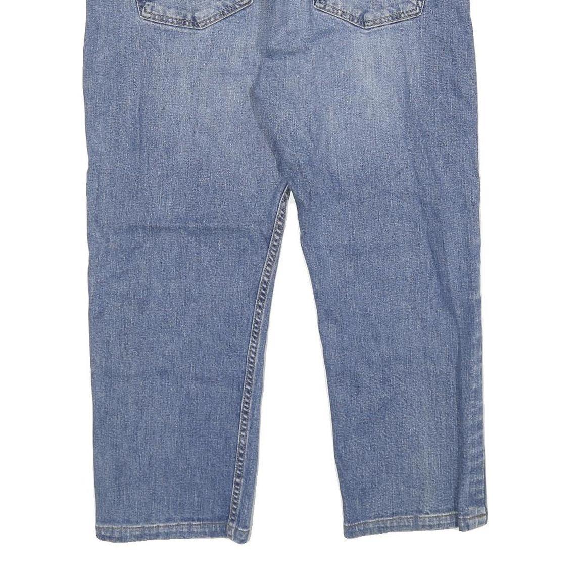 LEVI'S 505 Mens Jeans Blue Regular Straight Denim Medium W34 L24 Classic Fit Zip