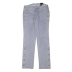 DIESEL Womens Regular Blue Jeans Denim W26 L31 Button Detail Side