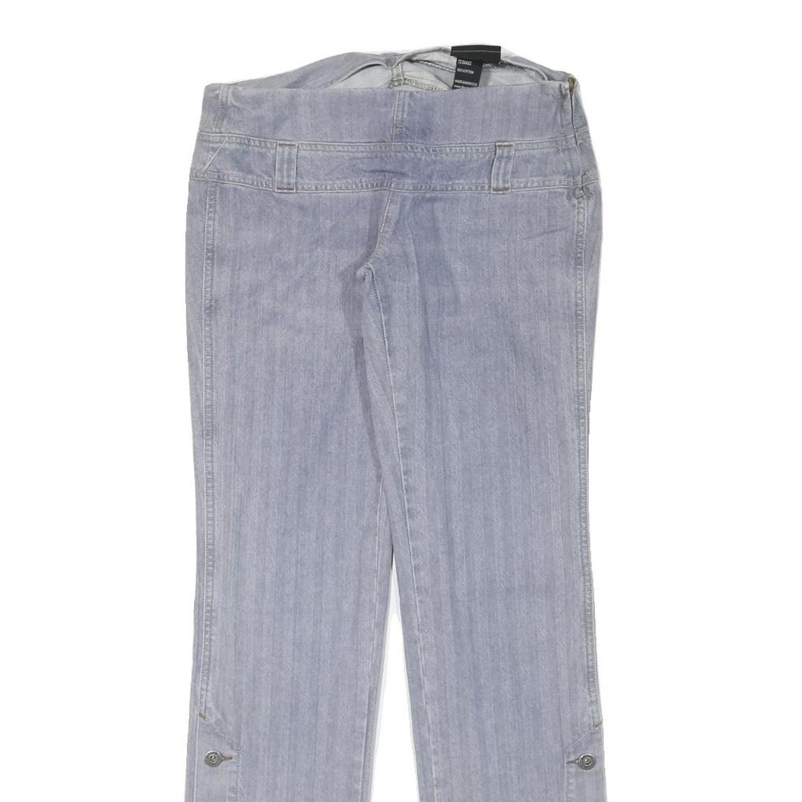 DIESEL Womens Regular Blue Jeans Denim W26 L31 Button Detail Side