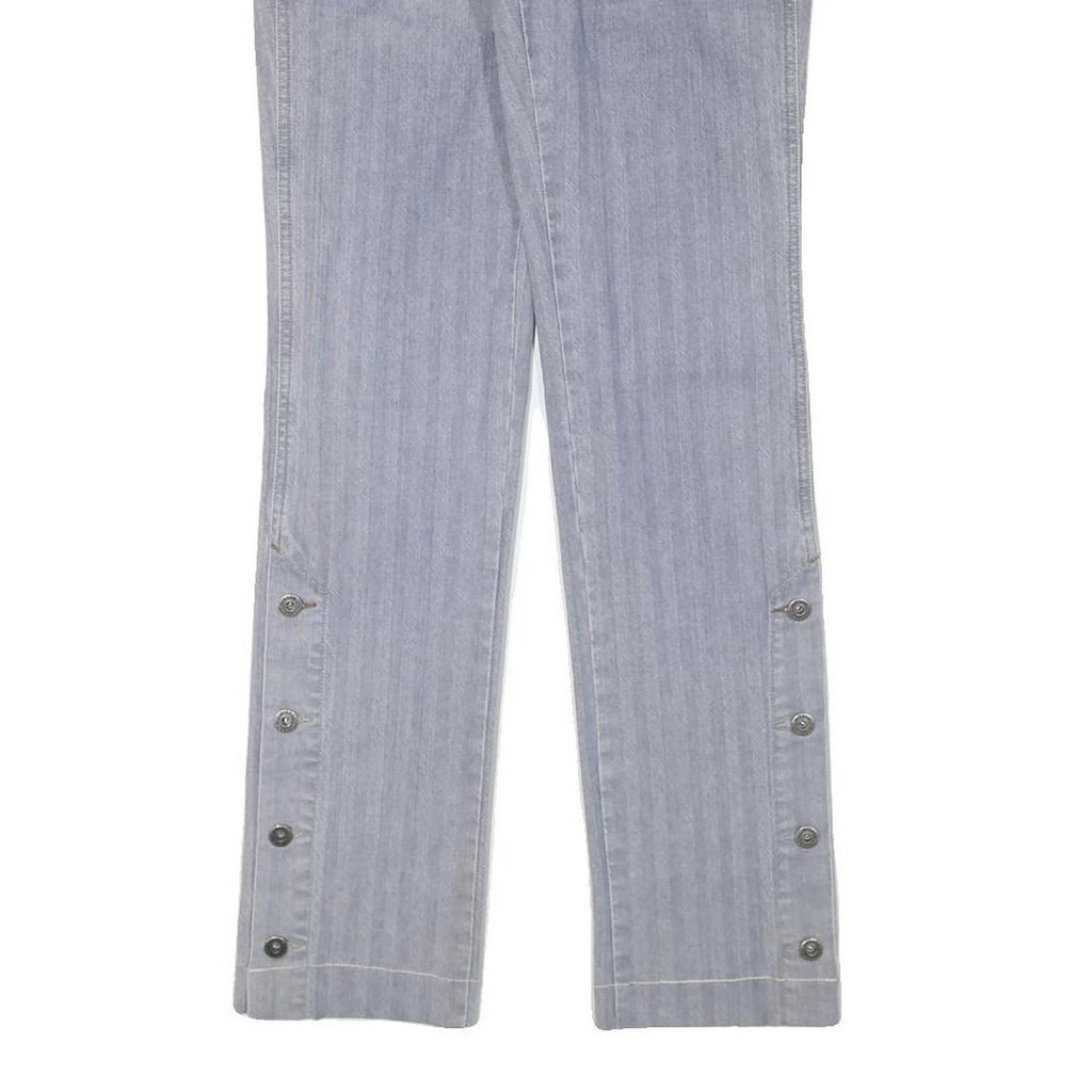 DIESEL Womens Regular Blue Jeans Denim W26 L31 Button Detail Side