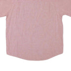 CHAPS Mens Red Check Shirt XL Button Down Casual Cotton Blend Short Sleeve