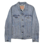 LEVI'S Mens Blue Denim Shirt M Cotton Long Sleeve Button Closure Casual