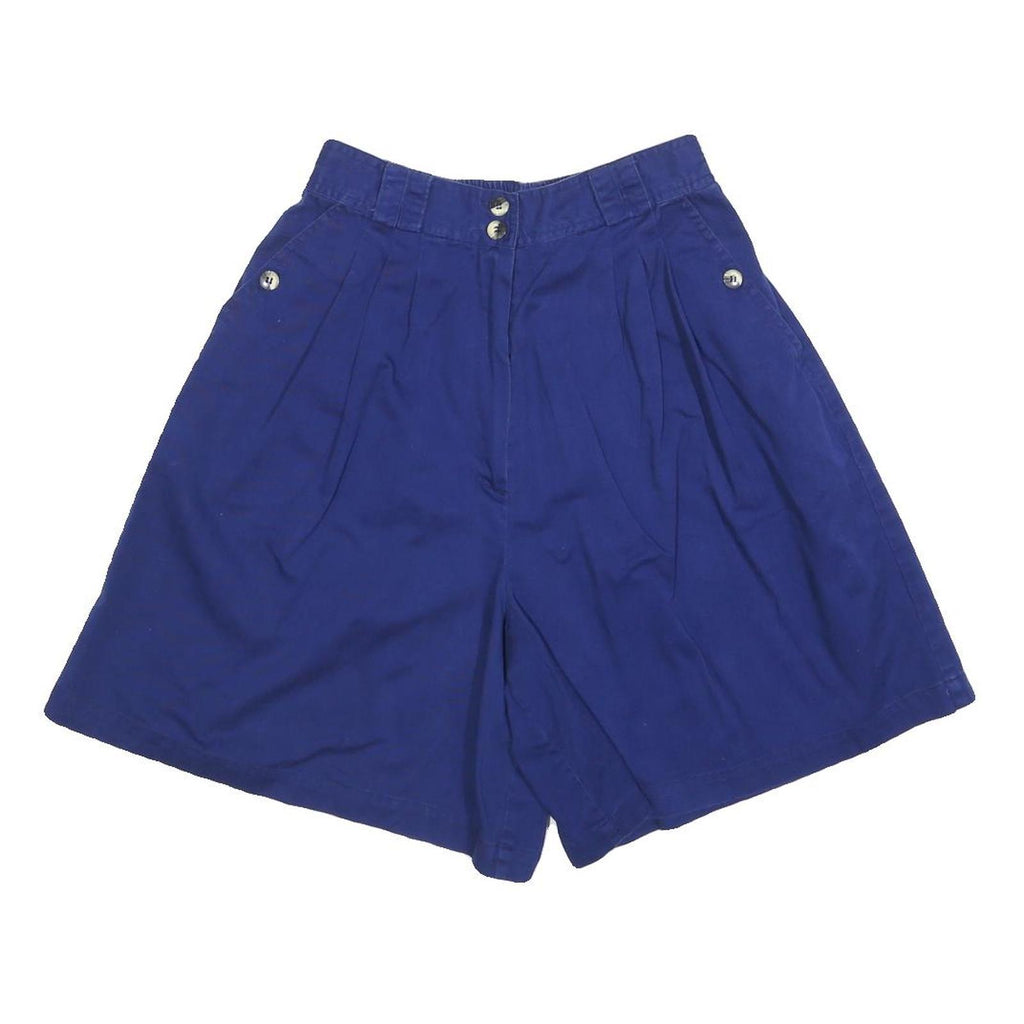 SEPERATE ISSUE Womens Blue Casual Shorts XXS W24 Relaxed Fit Button Closure