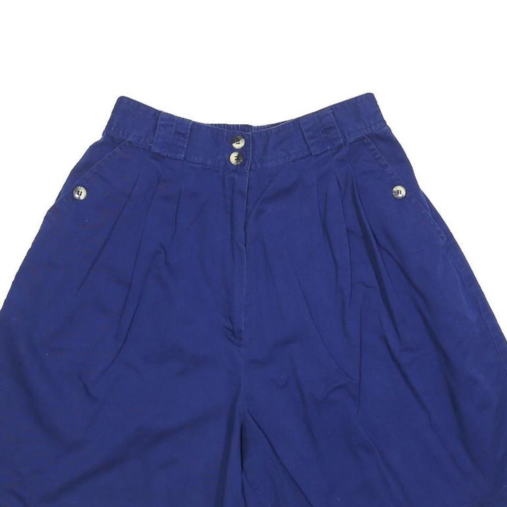 SEPERATE ISSUE Womens Blue Casual Shorts XXS W24 Relaxed Fit Button Closure