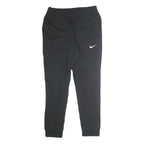 NIKE Mens Joggers Black S W26 L25 Slim Tapered Slim Fit Sportswear Bottoms