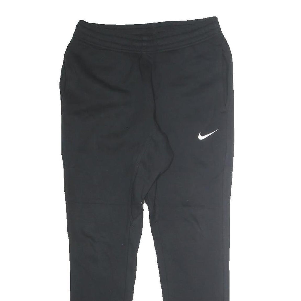 NIKE Mens Joggers Black S W26 L25 Slim Tapered Slim Fit Sportswear Bottoms