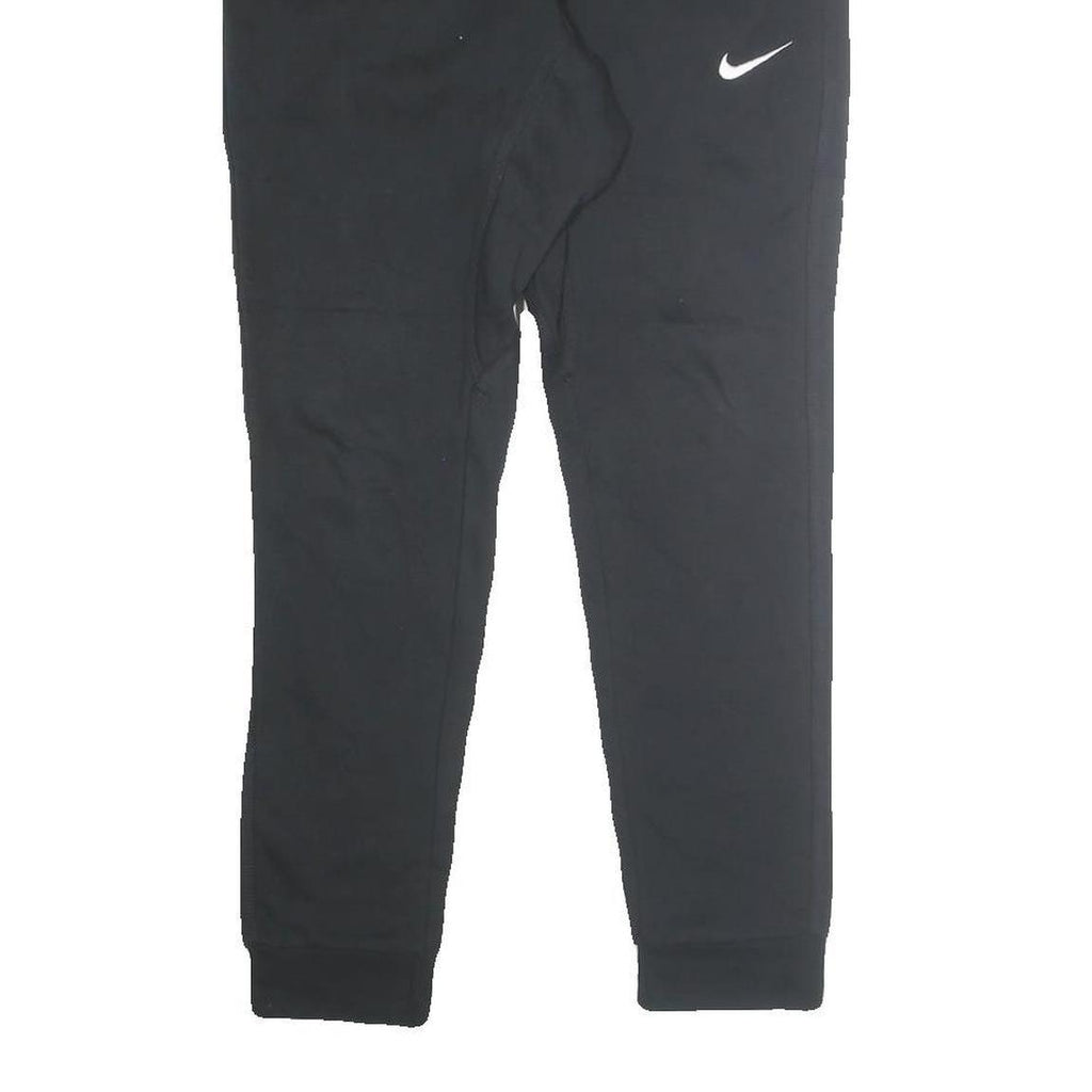 NIKE Mens Joggers Black S W26 L25 Slim Tapered Slim Fit Sportswear Bottoms