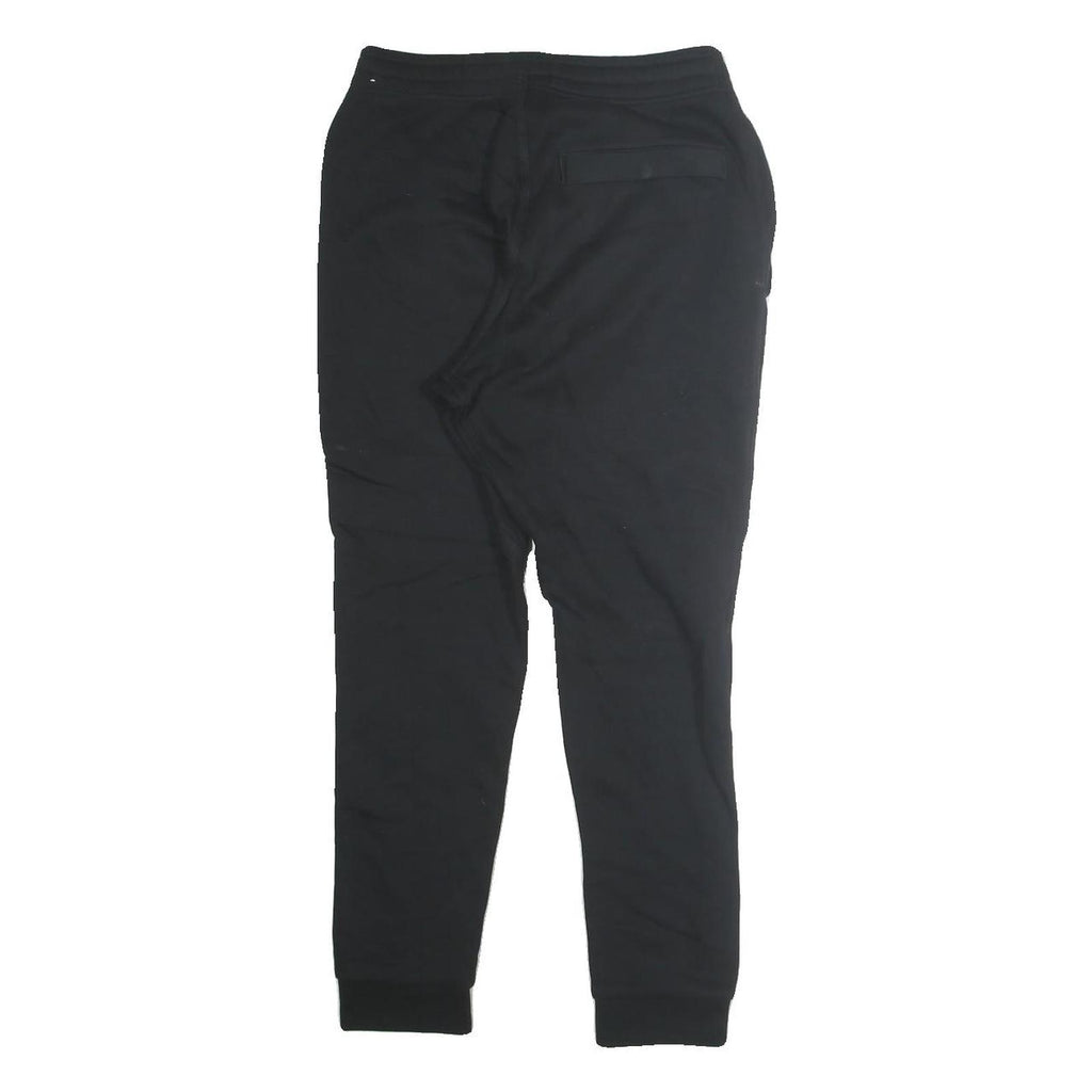 NIKE Mens Joggers Black S W26 L25 Slim Tapered Slim Fit Sportswear Bottoms