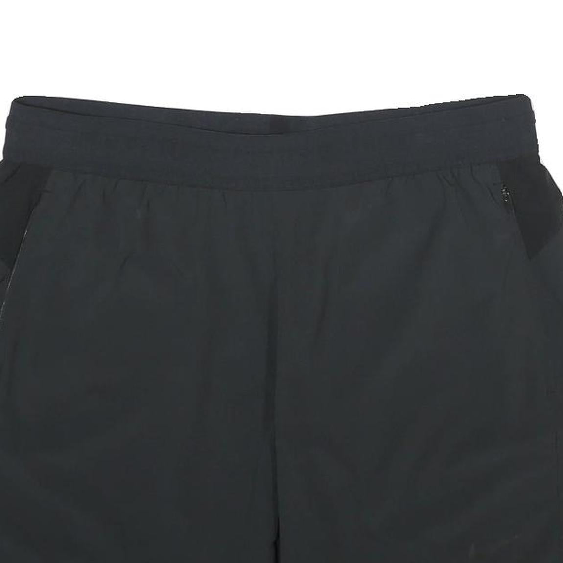 NIKE Mens Casual Black Sports Shorts L W34 Polyester Blend Drawstring Pockets