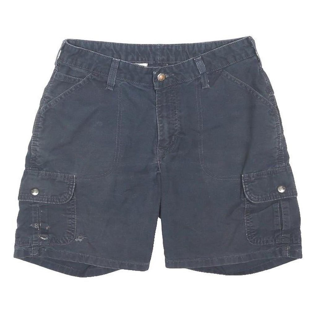 CARHARTT Womens Shorts Navy Blue Casual Cargo M W30 Comfortable Workwear
