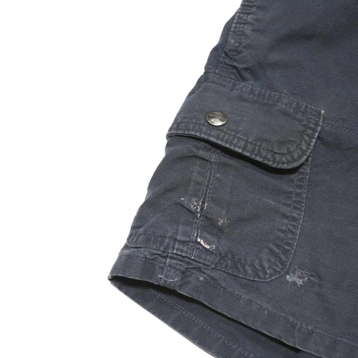 CARHARTT Womens Shorts Navy Blue Casual Cargo M W30 Comfortable Workwear