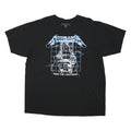 METALICA Mens Black Ride The Lightning Graphic T-Shirt 2XL Short Sleeve Crew