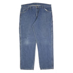 DICKIES Mens Jeans Blue Regular Straight Denim Medium W40 L32 Workwear Durable