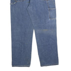 DICKIES Mens Jeans Blue Regular Straight Denim Medium W40 L32 Workwear Durable